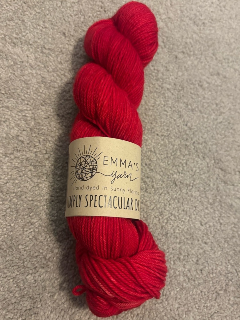 Emma's Yarn Simply Spectacular DK in "Stiletto"